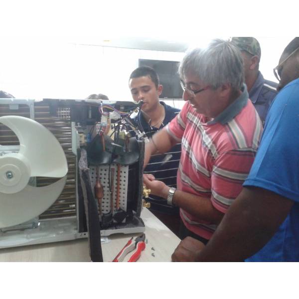Curso de Instalação de Ar Condicionado em Santa Ifigênia - Curso de Instalador de Ar Condicionado Split
