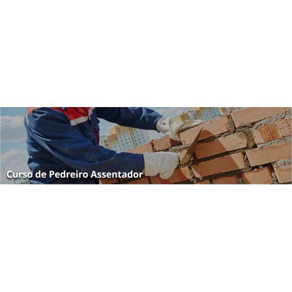 Cursos de Pedreiros Melhor Preço em Mercado - Curso de Pedreiro Profissional